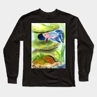 A Tiny Betta Fish Long Sleeve T-Shirt